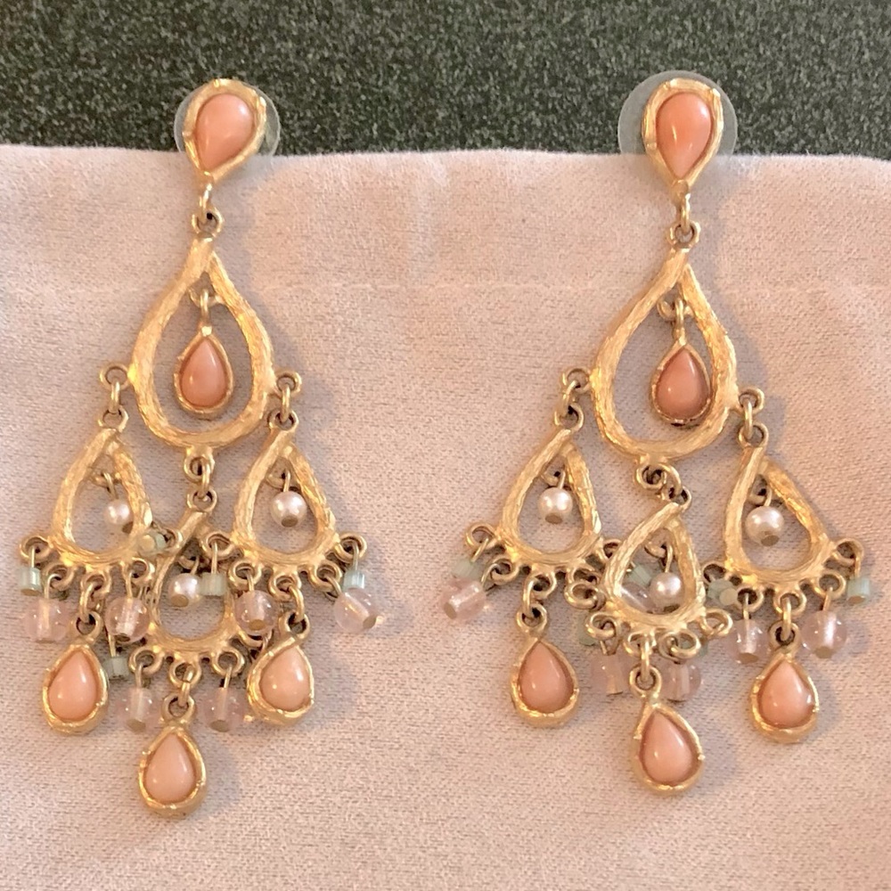 EUC RJ Graziano Chandelier Fashion Earrings